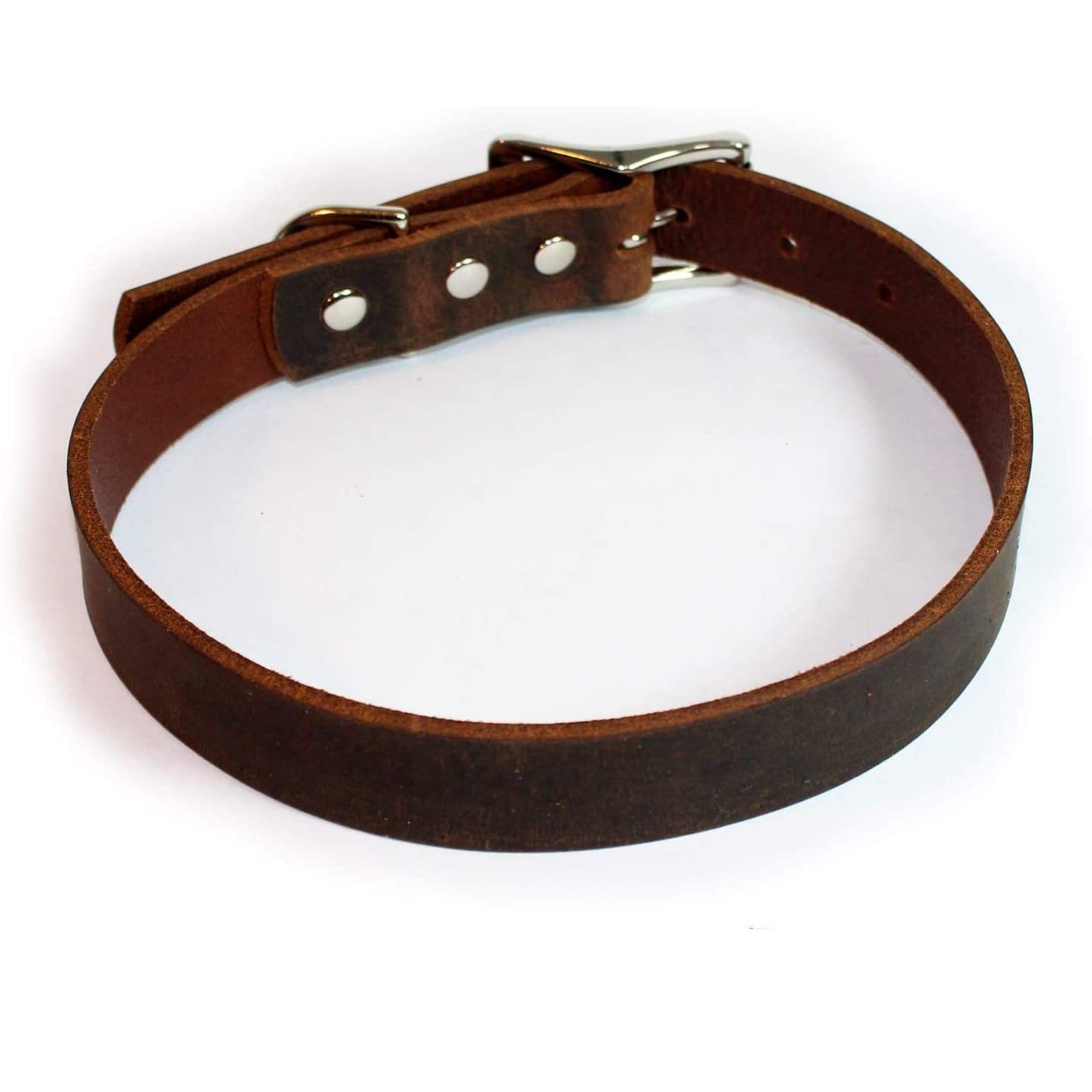 kinnoti Leather Dog Collar
