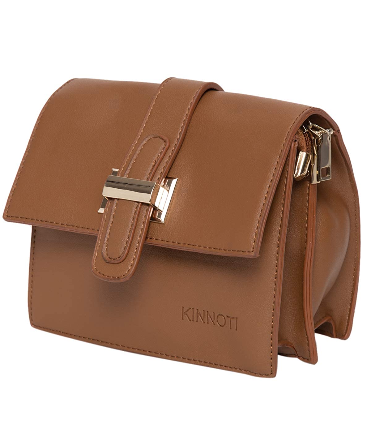 kinnoti Leather Messenger bag