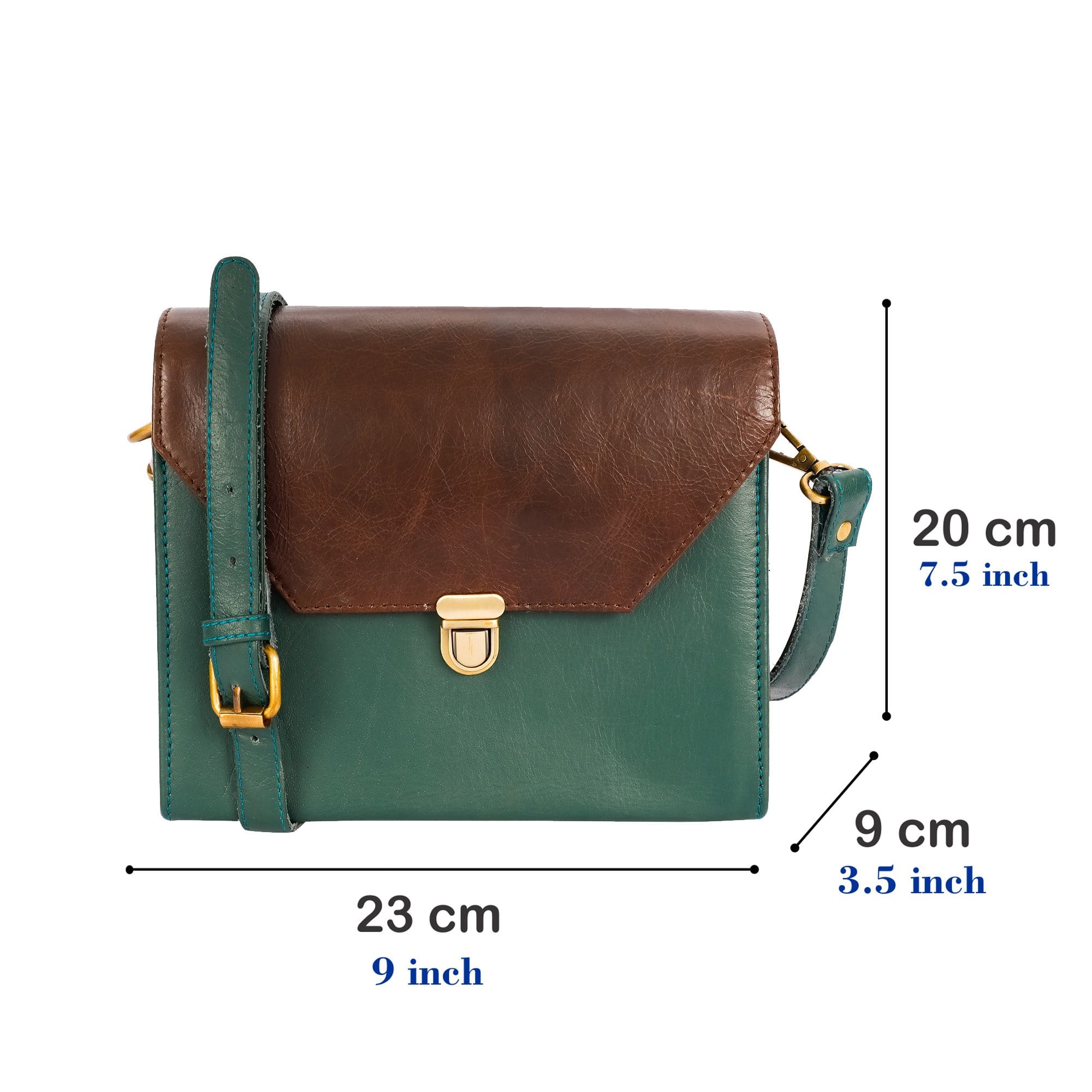 kinnoti Leather sling bag Genuine Leather Women Bag
