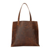 kinnoti Leather Tote Bag Brown Vintage Leather Tote Bag