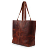 Load image into Gallery viewer, kinnoti Leather Tote Bag Genuine Vintage Leather Tote Bag