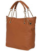 kinnoti Light Brown Chain Tote Bag
