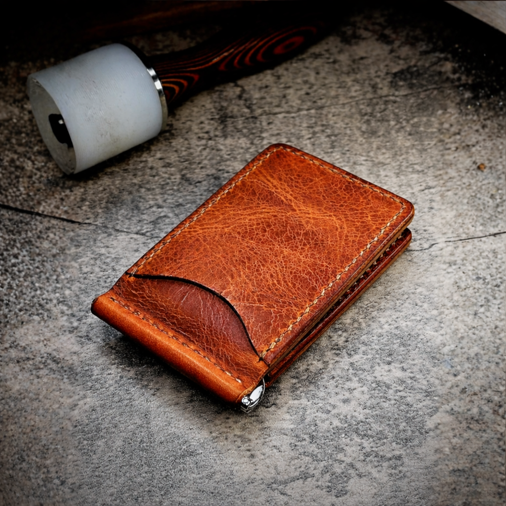 Kinnoti money clipper Tan Caster Money Clip