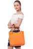 kinnoti Orange Chain Tote Bag