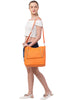 kinnoti Orange Chain Tote Bag