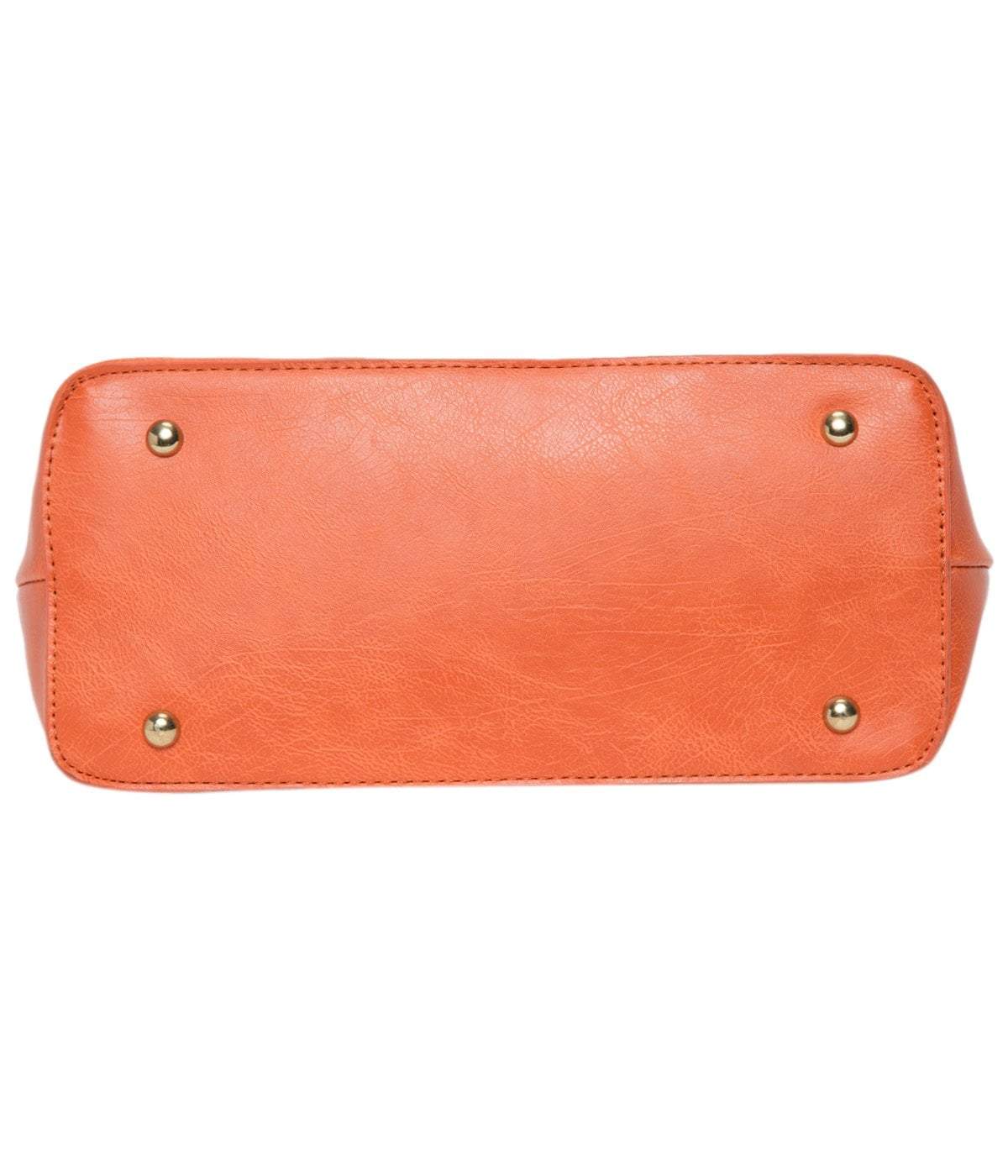 kinnoti Orange Color Satchel Bag