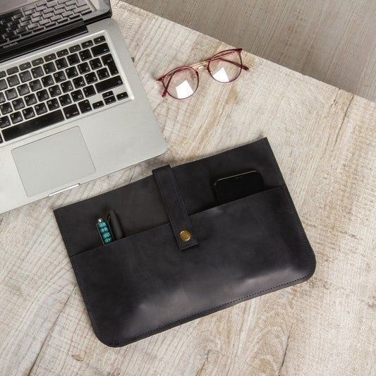 Kinnoti OxFord Leather Laptop Sleeve
