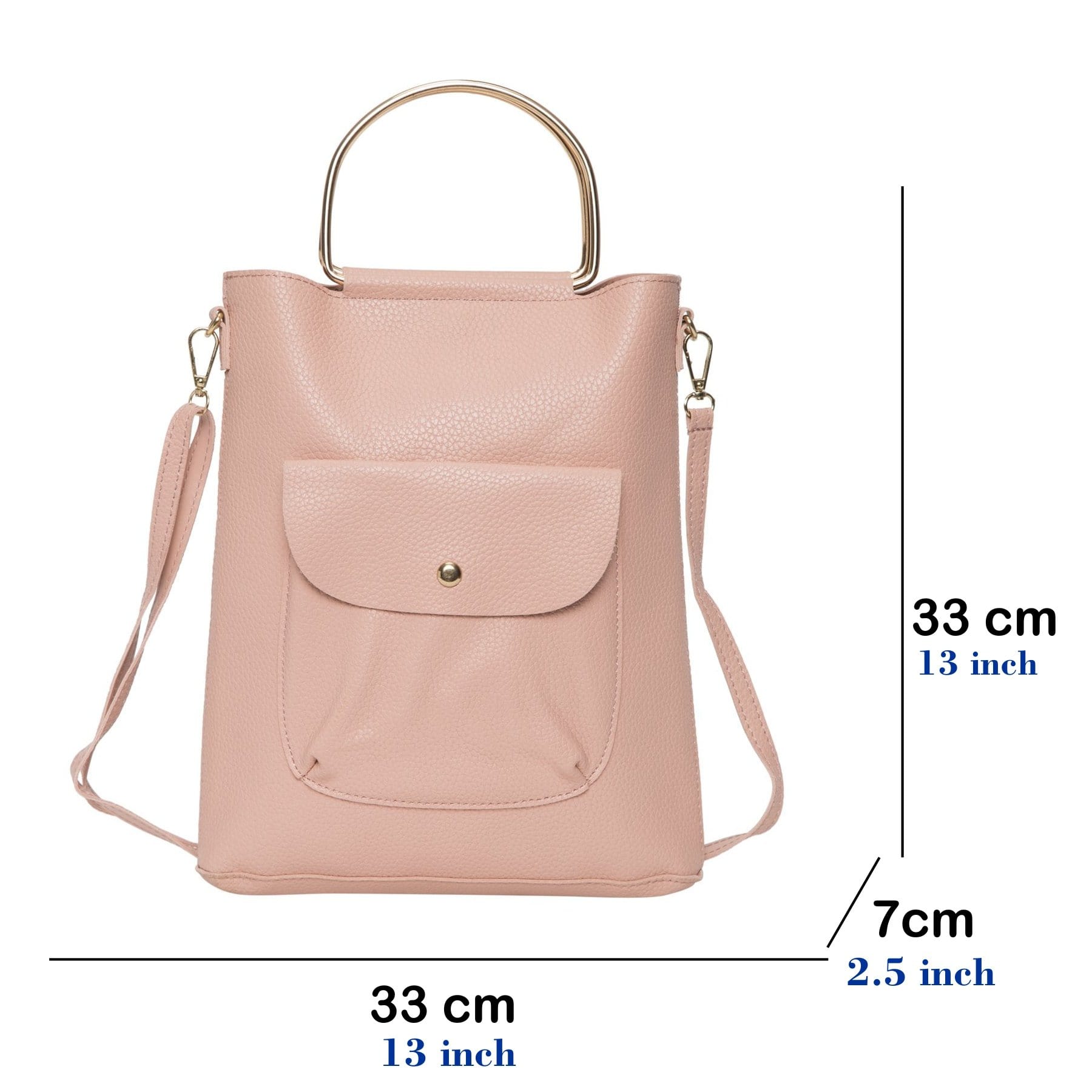 kinnoti Pink Sling Bag