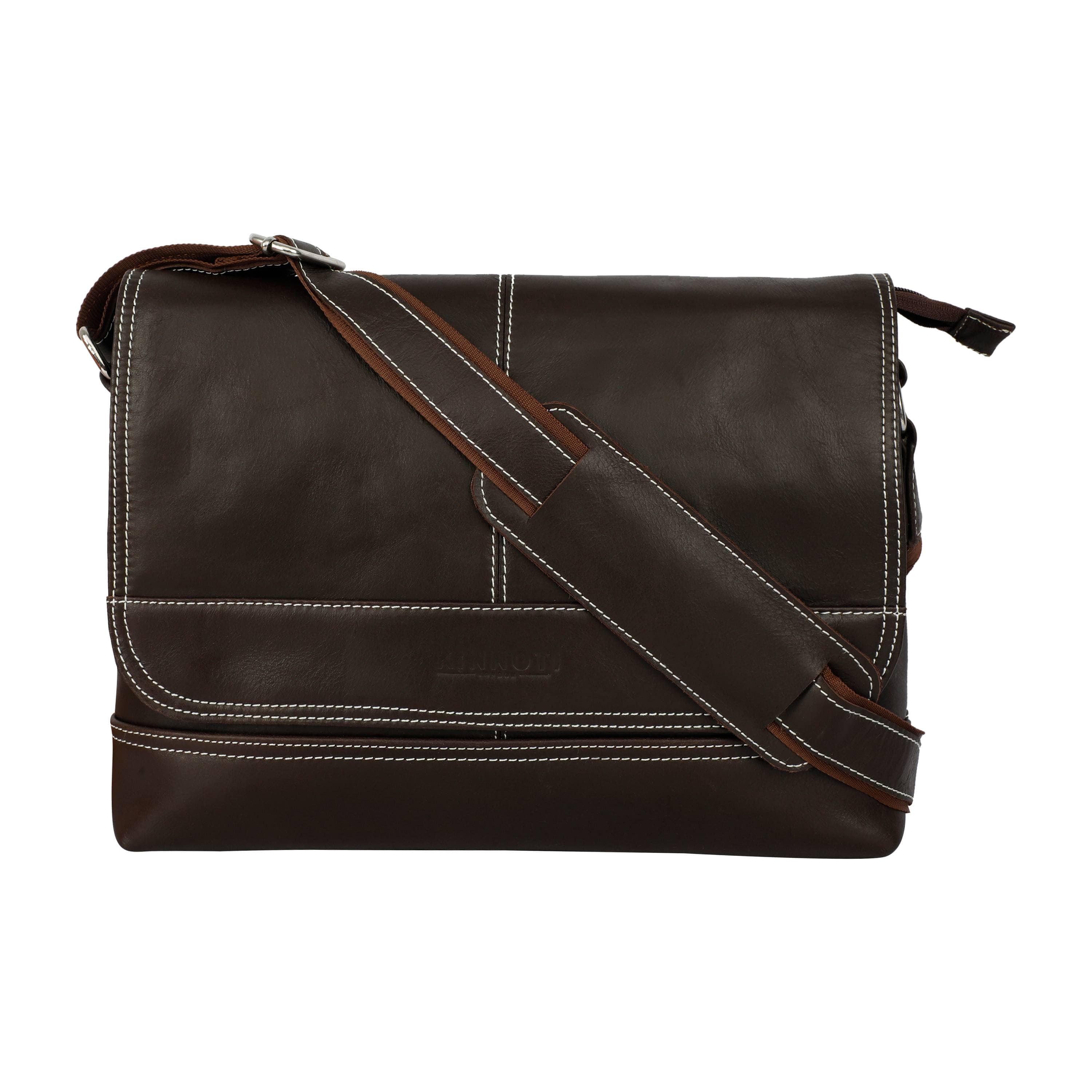 kinnoti Premium Genuine Leather Messenger Bag