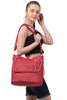 kinnoti Red Chain Tote Bag