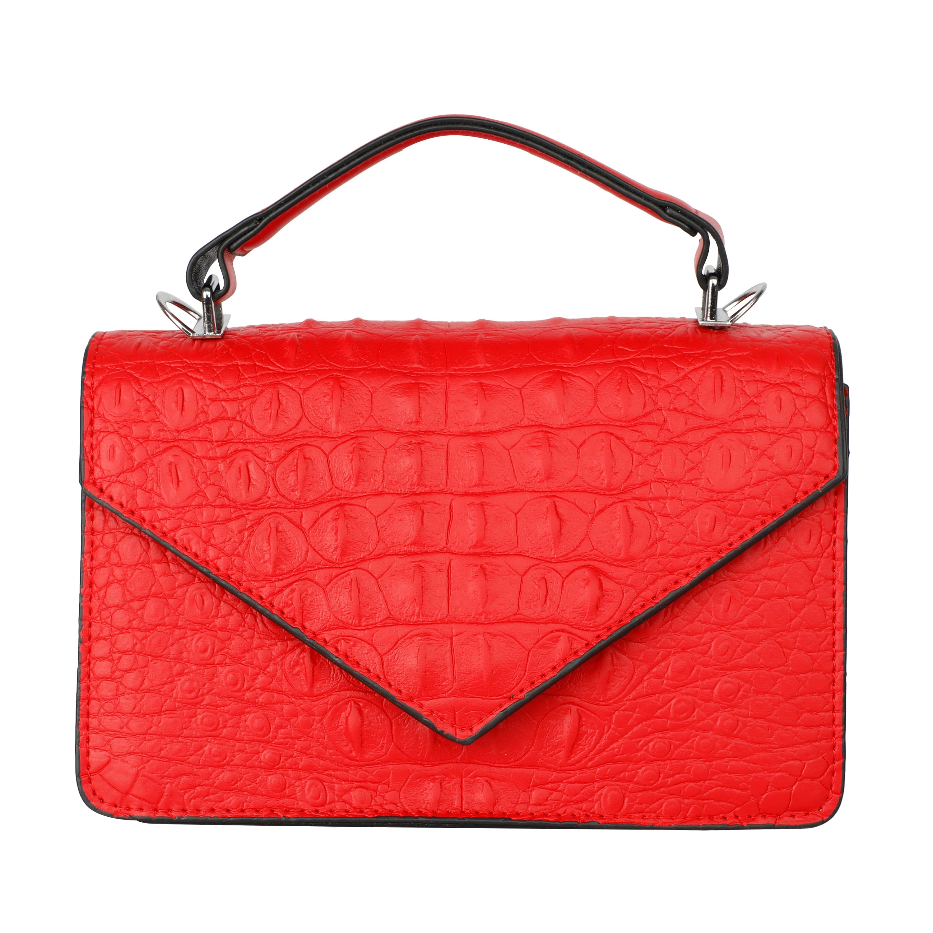 Kinnoti Sling bag Red Latest Croco Style Bag