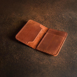 Kinnoti Tan Slim Leather Wallet
