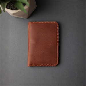 Kinnoti Tan Slim Leather Wallet
