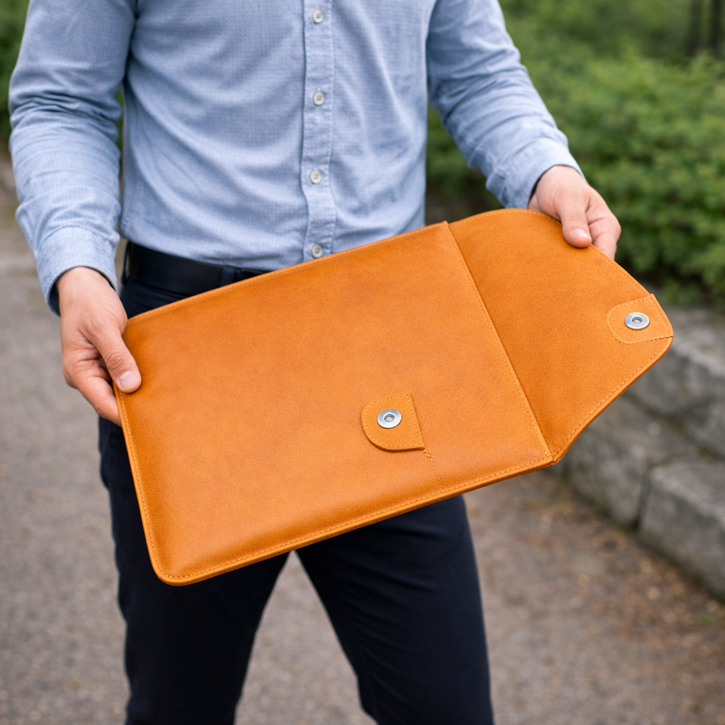 Kinnoti Tan Wark Laptop Sleeve
