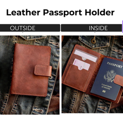 Timeless Leather Passport Holder