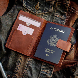 Timeless Leather Passport Holder