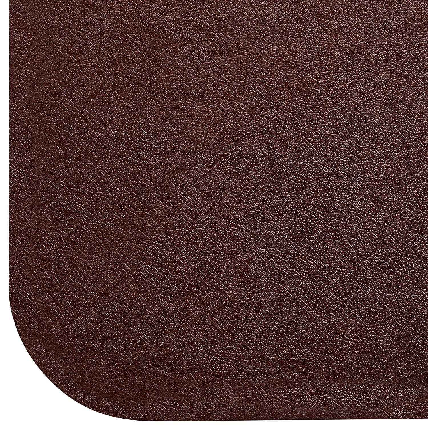 kinnoti Vegan Leather Brown Desk-mat