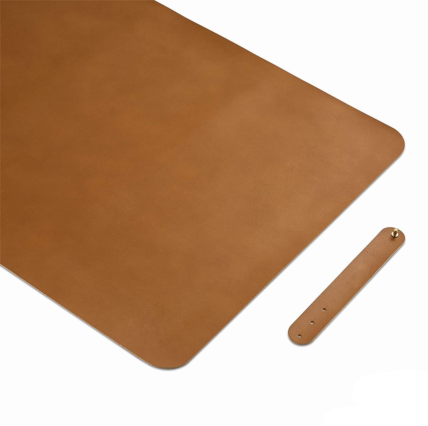 kinnoti Vegan Leather Tan Desk-mat