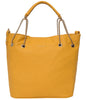 Load image into Gallery viewer, kinnoti Vegan Tote Bag Yellow Chain Tote Bag