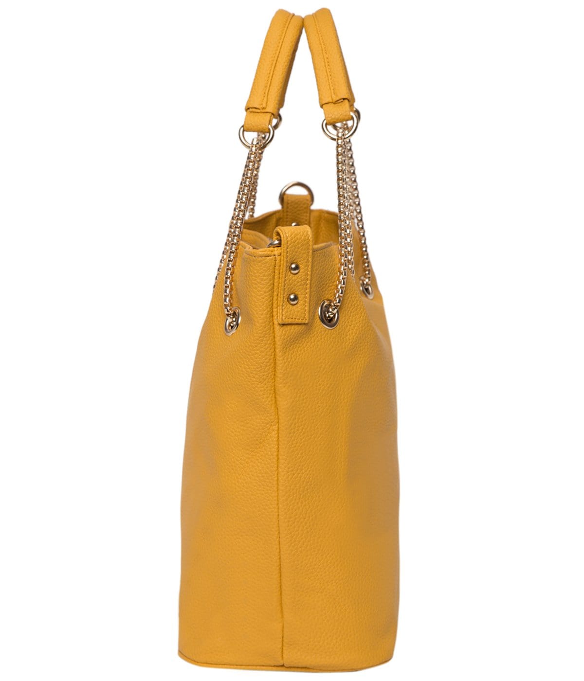 kinnoti Vegan Tote Bag Yellow Chain Tote Bag