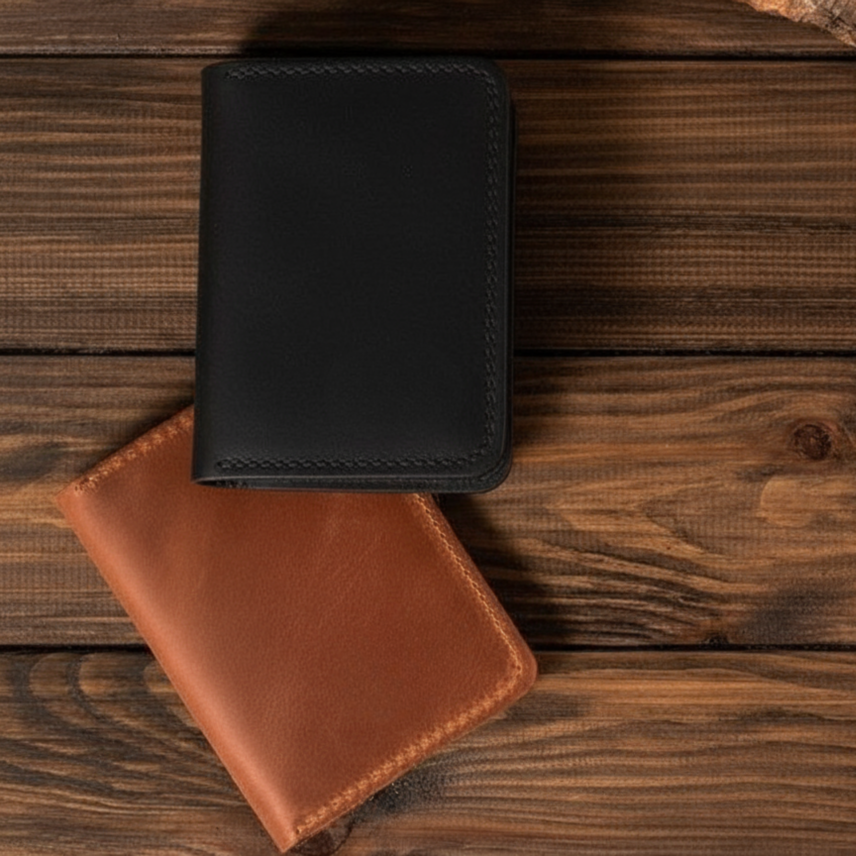 Kinnoti wallet Black Slim Leather Wallet