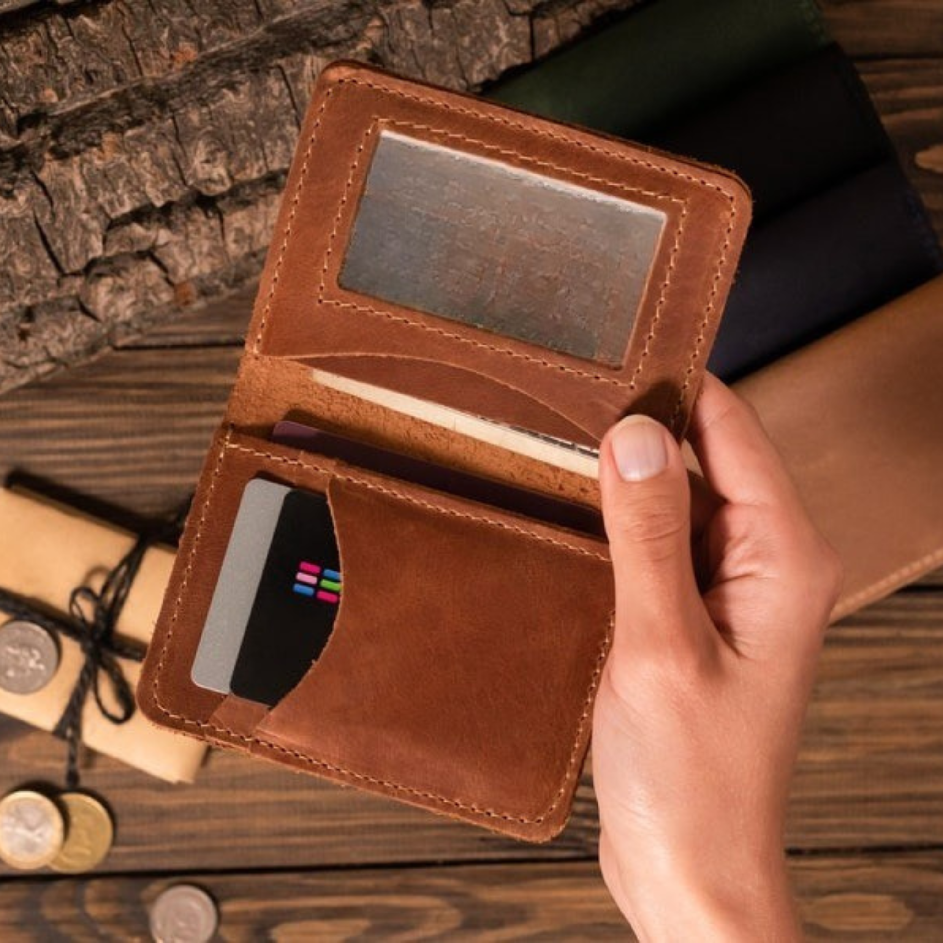 Kinnoti wallet Slim Leather Wallet