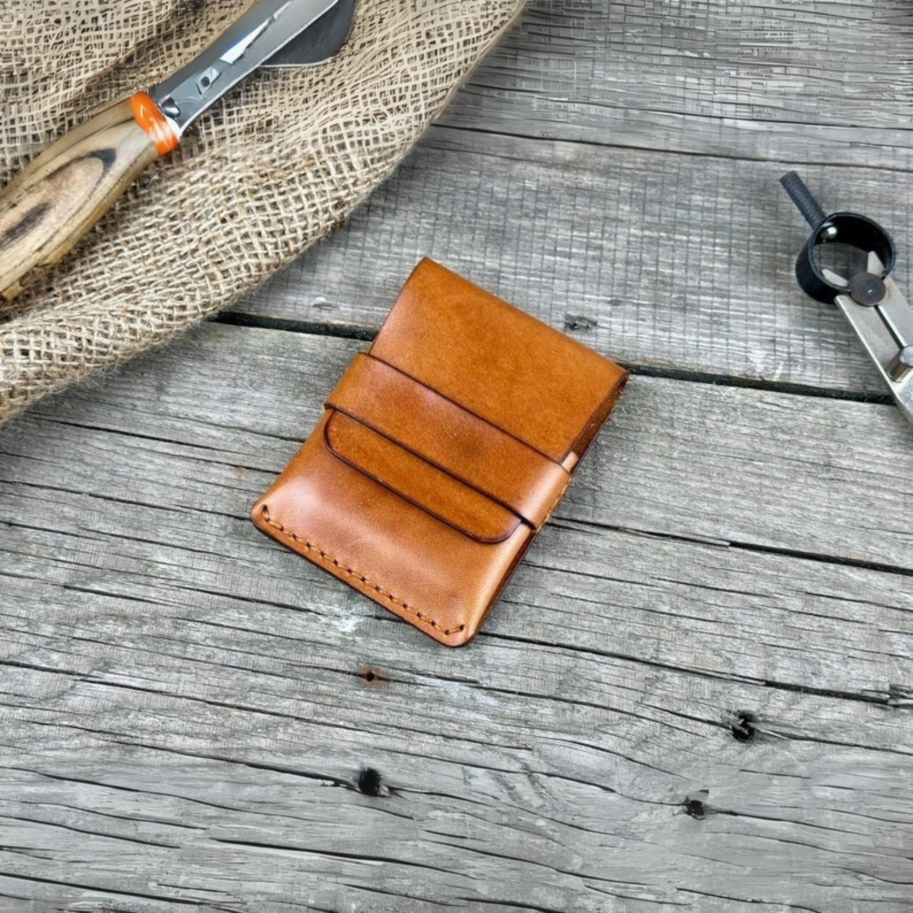 Kinnoti Wallet Slim Leather Wallet - Minimalist Card Holder