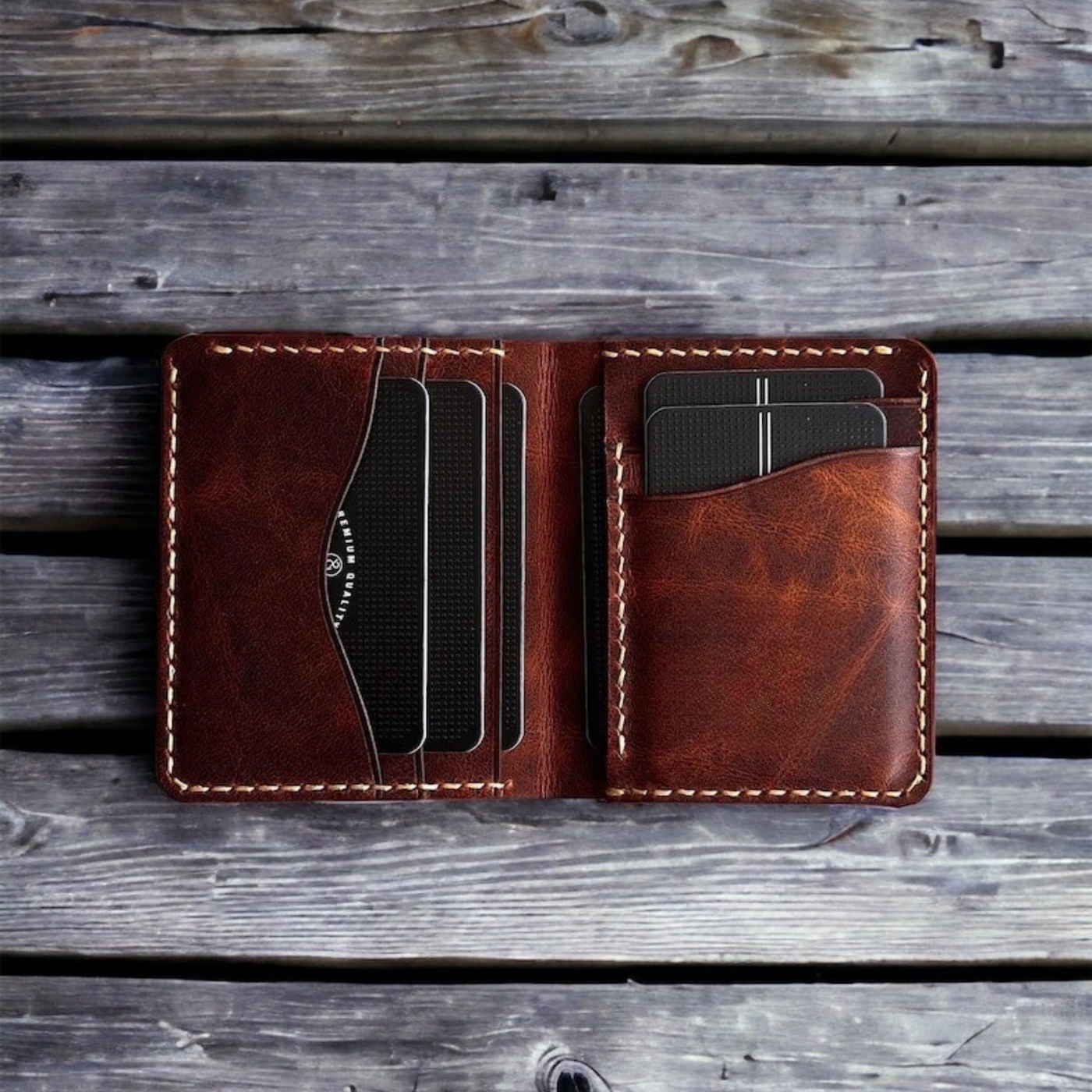 Kinnoti wallet Slim Leather Wallet - Minimalist Card & Money Holder
