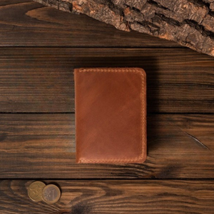 Kinnoti wallet Tan Slim Leather Wallet