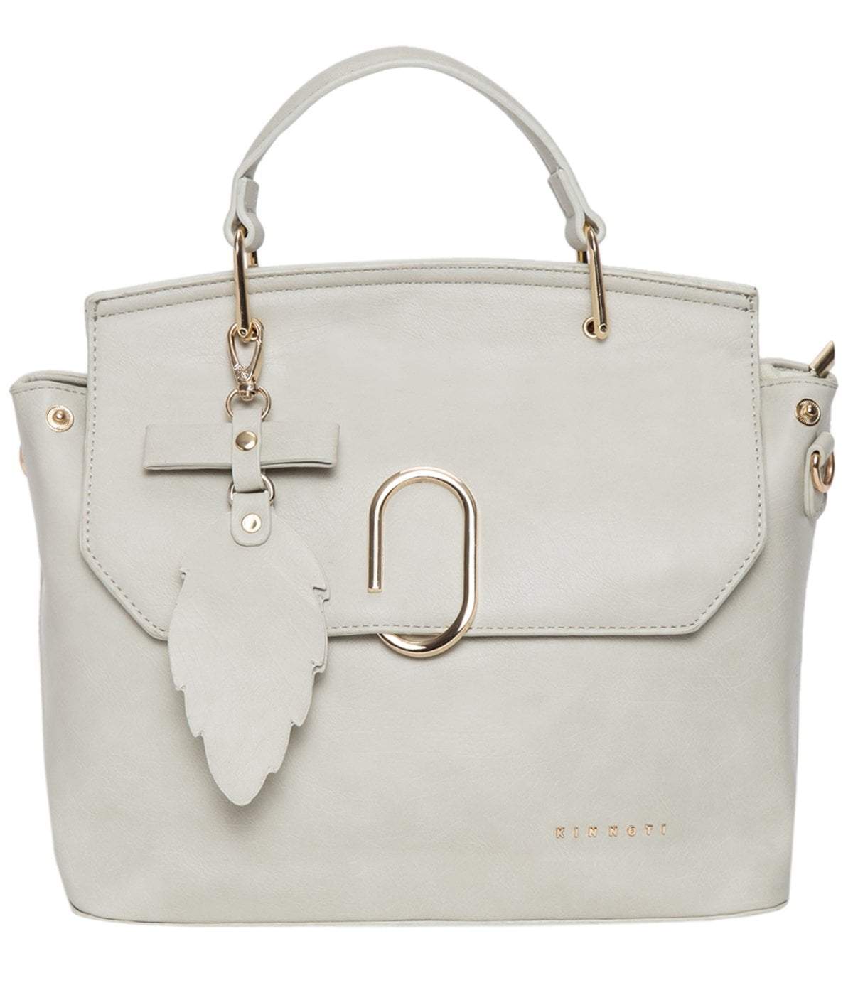 kinnoti White Color Satchel Bag